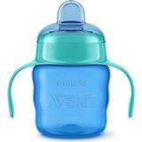 Philips Avent Eğitici Damlatmaz Bardak, 6 Ay+ Erkek Bebekler Için, Yumuşak Silikon Uç, Sızdırm - Çok Renkli
