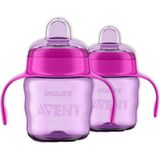 Philips Avent Eğitici Damlatmaz Bardak Kız 6m+ 200 ml x 2