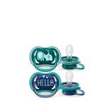 Philips Avent Mavi Yeşil 18+ Ay 2'li Ultra Air Gece Emziği
