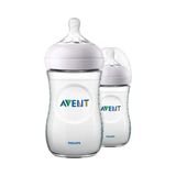 Philips Avent Natural PP Biberon 260 ml, 2'li Set, Şeffaf