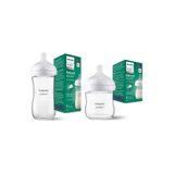 Philips Avent Natural Response Doğal Tepkili Cam Biberon, 2'li Set 120ml, 0+ Ay + 240ml, 1+ Ay