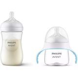 Philips Avent Natural Response Doğal Tepkili Pp Biberon, 260ML + Natural Response Eğitici Alıştırma Bardağı 150ML