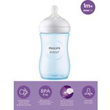 Philips Avent Natural Response Doğal Tepkili Pp Mavi Biberon, 260Ml, 1 Ay - Cam Değildir.