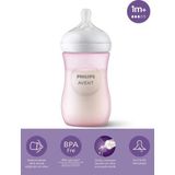 Philips Avent Natural Response Doğal Tepkili Pp Pembe Biberon, 260Ml, 1 Ay - Cam Değildir.