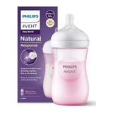 Philips Avent Natural Response PP Biberon, 260ml, 1+ Ay, Pembe