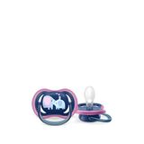 Philips Avent Pembe Mavi Silikon 18+ Ay 2'li Ultra Air Gece Emziği