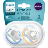 Philips Avent Philips Philips Avent Ultra Air Animals 2li Emzik 0-6 Ay - Erkek - 0 - 6 Ay - Renkli
