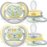 Philips Avent Philips Philips Avent Ultra Air Nighttime Karanlıkta Parlar Gece Emziği +18 Ay - 0 - 3 Ay - Renkli