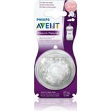 Philips Avent SCF045/27 Natural Biberon Emziği Akış Ayarlı, 3m+ 2'li Kuram Online - 2351-Damaklı Yavaş Akış