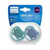 Philips Avent SCF085/31 Ultra Air Emzik 6-18 Ay 2'li Paket İndigo