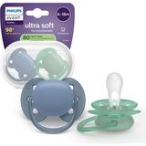 Philips Avent SCF091/42 Ultra Soft 6-18 Ay Erkek 2'li Emzik