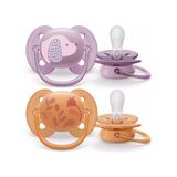 Philips Avent SCF093/01 Ultra Soft Emzik 18+ Ay 2'li Paket Turuncu