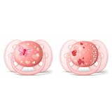 Philips Avent SCF223/22 6-18 Ay 2'liUltra Soft Modern Desenli Yalancı Kız Emzik