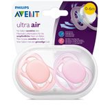 Philips Avent SCF245-20 2 li 0-6 Ay Ultra Air Renkli Kız Emzik