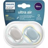 Philips Avent SCF349/01 Sthr Ultra Air Emzik 18+ Ay Bej Silikon Materyal Özellikli 2 Adet Set