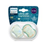 Philips Avent SCF376/18 Ultra Air Night 0-6 Ay 2'li Erkek Emzik