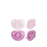 Philips Avent Soothie Mor 0-6 Ay Silikon 2'li Emzik - Pembe