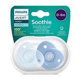 Philips Avent Soothie Ortodontik 0-6 Ay - Erkek Saklama Kutulu 2'li Emzik