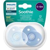 Philips Avent Soothie Ortodontik Saklama Kutulu 2li Emzik 0-6 Ay - Erkek - 0 - 3 Yaş - Renkli