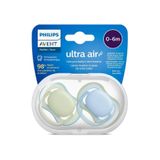 Philips Avent Ultra Air 0-6 Ay 2'li Sarı ve Mavi Emzik