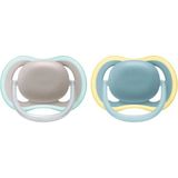 Philips Avent Ultra Air 18 Ay+ Silikon 2’li Emzik - Standart