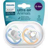 Philips Avent Ultra Air 2'li Emzik 0-6AY Mavi (3 Adet)