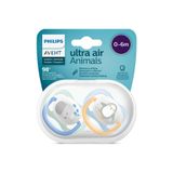 Philips Avent Ultra Air Animals 2li Emzik 0-6 Ay - Erkek 109513-1-2