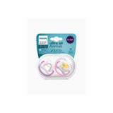Philips Avent Ultra Air Emzik 0-6 Ay, Kız, 2'li Paket, Mor-Pembe