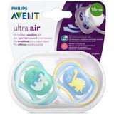 Philips Avent Ultra Air Emzik 2’li 18+ Ay Erkek Silikon Hızlı Akış Malzeme ile Konforlu Deneyim