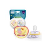 Philips Avent Ultra Air Emzik, Ortodontik, 0-6 Ay, Kız, SCF087/04