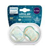 Philips Avent Ultra Air Gece 0-6 Ay 2’li Erkek Emzik