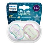 Philips Avent Ultra Air Gece Emziği 0-6 Ay, 2'li Paket, Kız