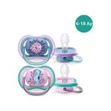 Philips Avent Ultra Aır Kız Bebek 2'li 6-18 Ay Emzik Scf085/61