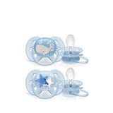Philips Avent Ultra Soft 6-18 Ay Silikon 2'li Emzik - Mavi