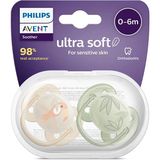 Philips Avent Ultra Soft Emzik 0-6 Ay, 2'li Paket, Erkek (5 Adet)