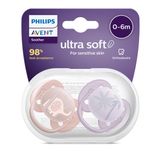 Philips Avent Ultra Soft Emzik 0-6 Ay, 2'li Paket, Kız