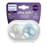 Philips Avent Ultra Soft Emzik 6-18 Ay, 2'li Paket, Erkek