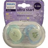 Philips Avent Ultra Start Nighttime 0-2 Ay Erkek Emzik - 0 - 2 Ay - Renkli