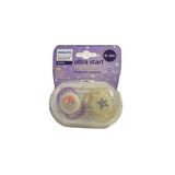 Philips Avent Ultra Start Nighttime 0-2 Ay Şeffaf Kız Emzik Scf075/07