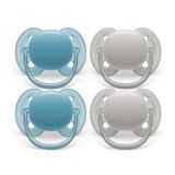 Philips Avent Ultra Yumuşak Emzik - 4 x Yumuşak ve Esnek Bebek Emziği, 6-18 Aylık Bebekler için, BPA İçermez, Sterilizatör Taşıma Çantası ile, SCF091/27