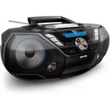 Philips Azb798t/12 Cd Ses Makinesi, Cd Oynatıcı (Radyo Dab+/Fm, Bluetooth, Cd, Mp3-Cd, Usb, Kaset, Hepsi Bir Arada Ses Sistemi) Siyah