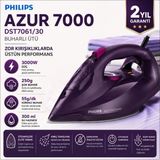 Philips Azur 3000W Güç Buharlı Ütü Koyu Mor