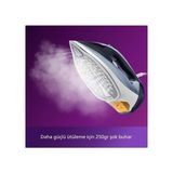 Philips Azur 7000 Serisi 250G Şok Buhar 50G/DK Sürekli Buhar 2800W Güçlü Performans Steamglide Plus Taban Ütü Geniş Su Kapasitesi Damlama Emniyeti Hızlı Isınma - Mavi