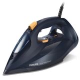 Philips Azur 7000 Serisi Buharlı Ütü - 3000W, 55 G/Dk Sürekli Buhar, 250 G Pişmiş Buhar, Dikey Buhar, Steamglide Elite Taban, Koyu Mavi/Sarı (D