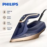 Philips Azur 8000 Serisi 3000 W Buharlı Ütü, 260 G/dk Turbo Şok Buhar, 85 G/dk Sürekli Buhar, Steamglide Elite Taban, 350 ml Hazne Damlama Önleyici! - Mor
