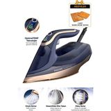 Philips Azur 8000 Serisi 3000W Buharlı Ütü Güçlü Buhar ve Sıfır Yanık Riski - Mor