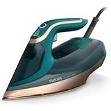 Philips Azur 8000 Serisi Buharlı Ütü - 70 g/dk sürekli buhar, 240 g turbo buhar, 3000 W güç, OptimalTEMP teknolojisi, Yeşil Opal (DST8030/70)