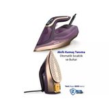 Philips Azur 8000 Serisi Buharlı Ütü Optimaltemp Teknolojisi İle Kumaşa Göre Isı Ayarı – 3000W 260G Şok Buhar•Dikey Buhar Fonksiyonu+ Şarjlı Hav Yün Temizleyi