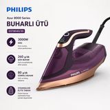 Philips Azur DST8040/30 8000 Serı 3000W Buhar Utu Kireç Önleme Dikey Ütüleme