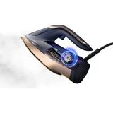 Philips Azur Seri Premium Buharlı Ütü, Şık Tasarım, 260 G Turbo Şok Buhar + Onerous Aplik Lambader Hediye3000W - Lacivert